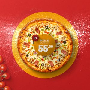 Social Media Pizzaria Pizza G PSD Editável