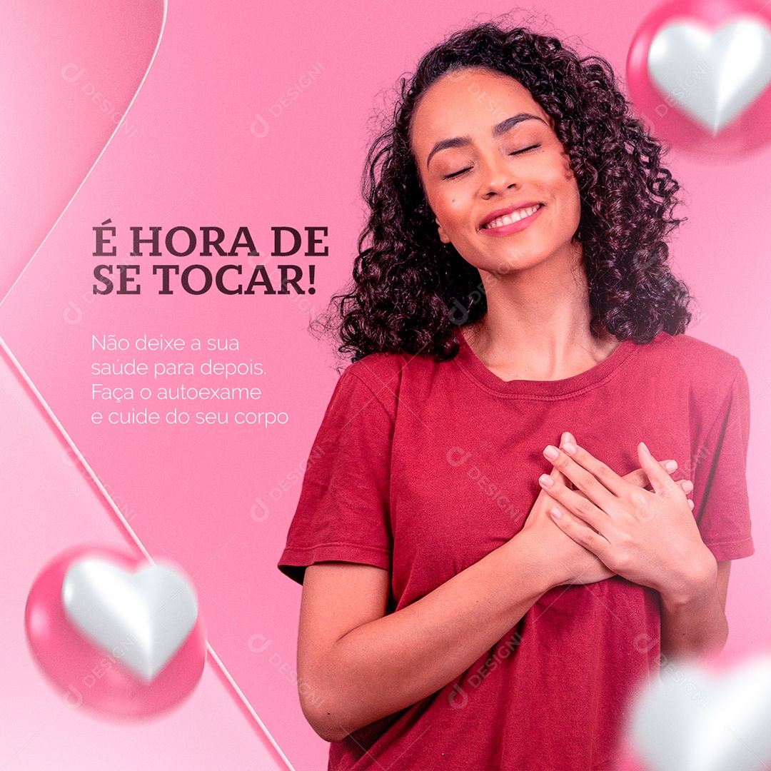 It's Time to Play October Rosa Social Media Editable PSD