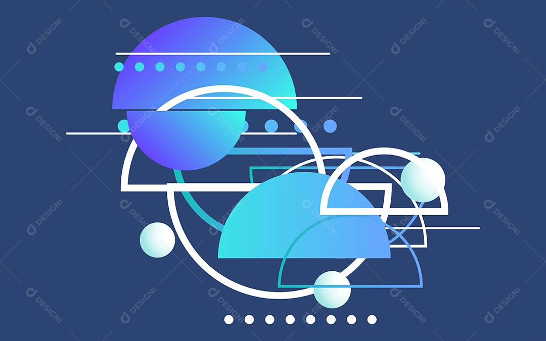 Background Geométrico Ilustração Vetor EPS