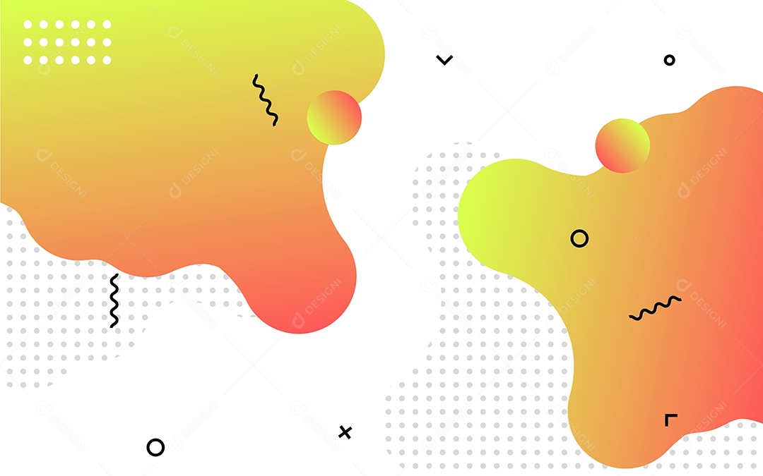 Background Fluido Ilustração Vetor EPS