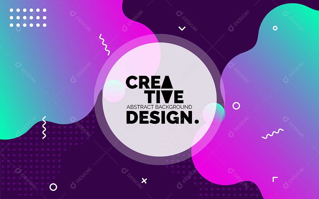 Background Fluido Ilustração Vetor EPS