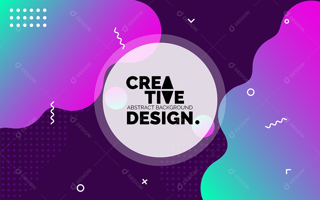 Background Fluido Ilustração Vetor EPS