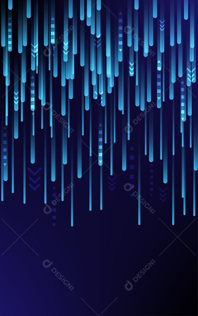 Luzes azul sobre fundo isolado