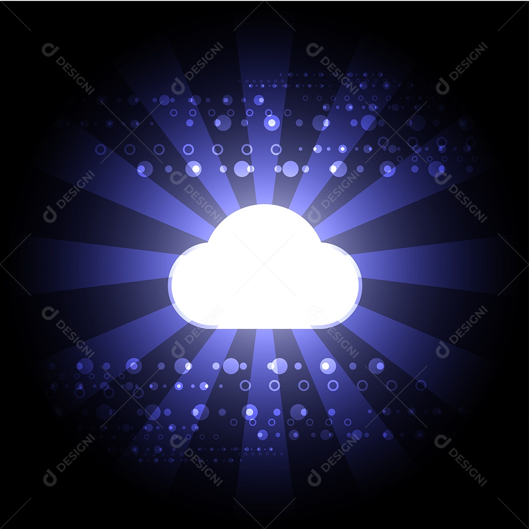 Abstrato de nuvem tecnologia