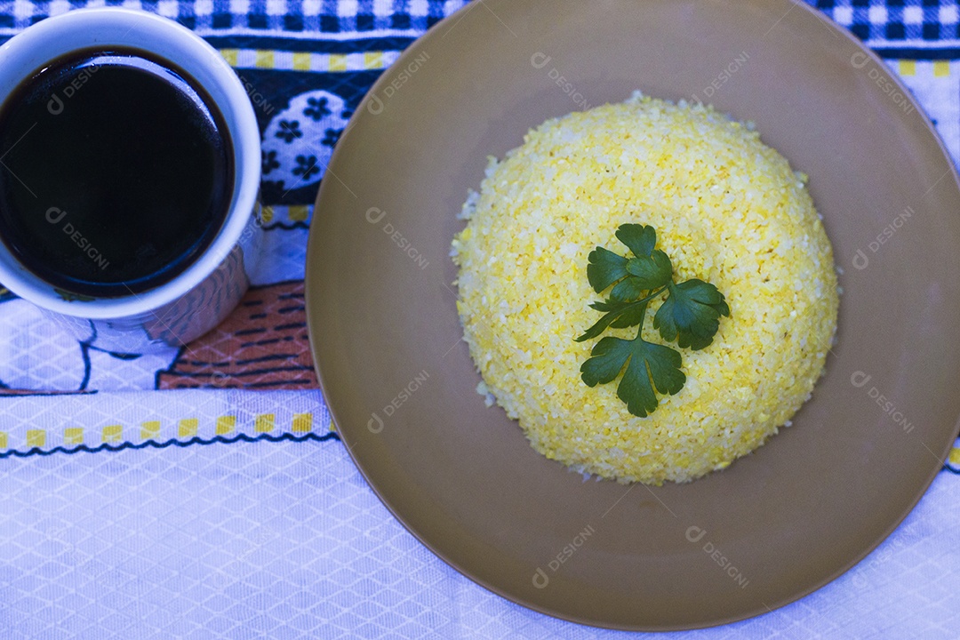 Cuscuz - Prato tradicional do nordeste brasileiro