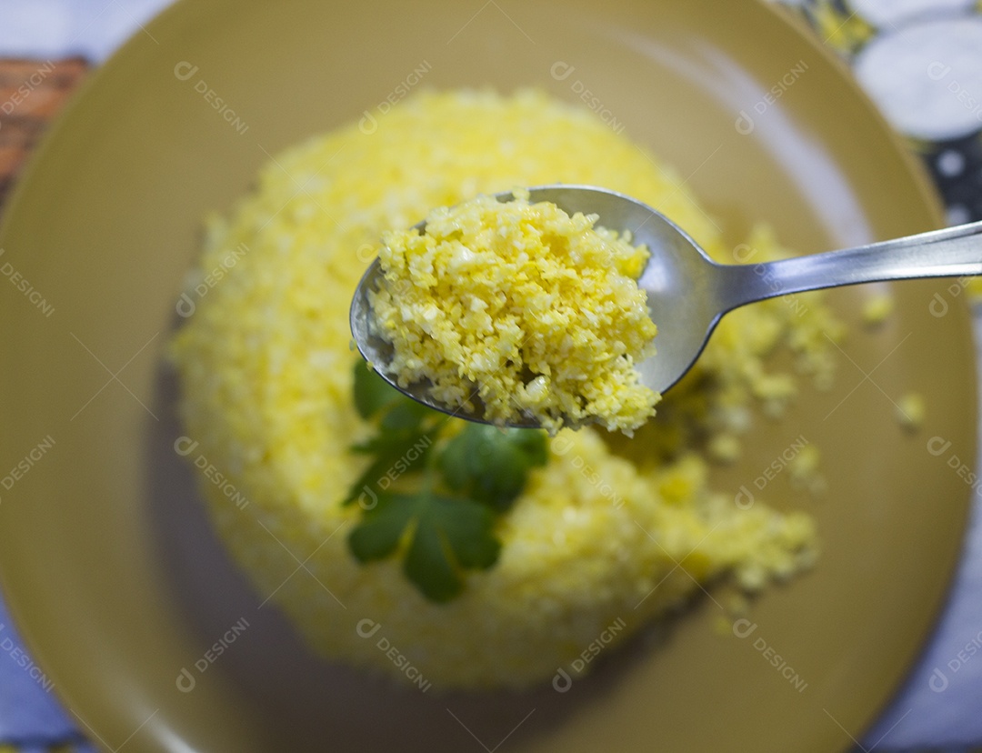 Cuscuz - Prato tradicional do nordeste brasileiro