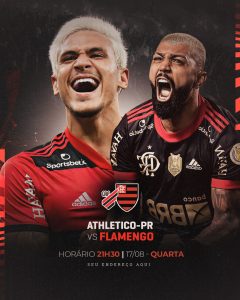 Social Media Jogo de Futebol Athletico vs Flamengo PSD Editável