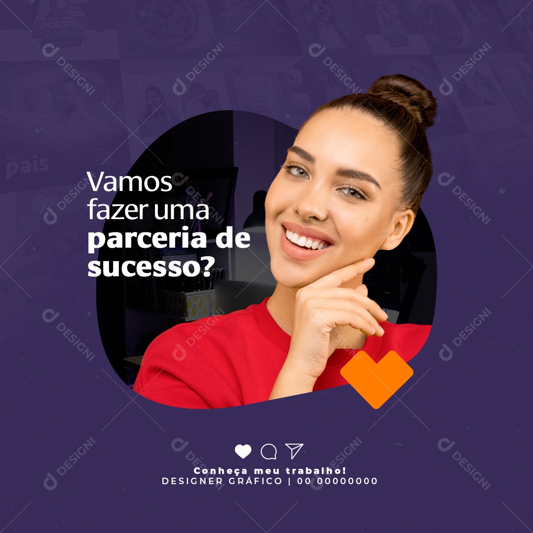 Social Media Design Designer Gráfico PSD Editável