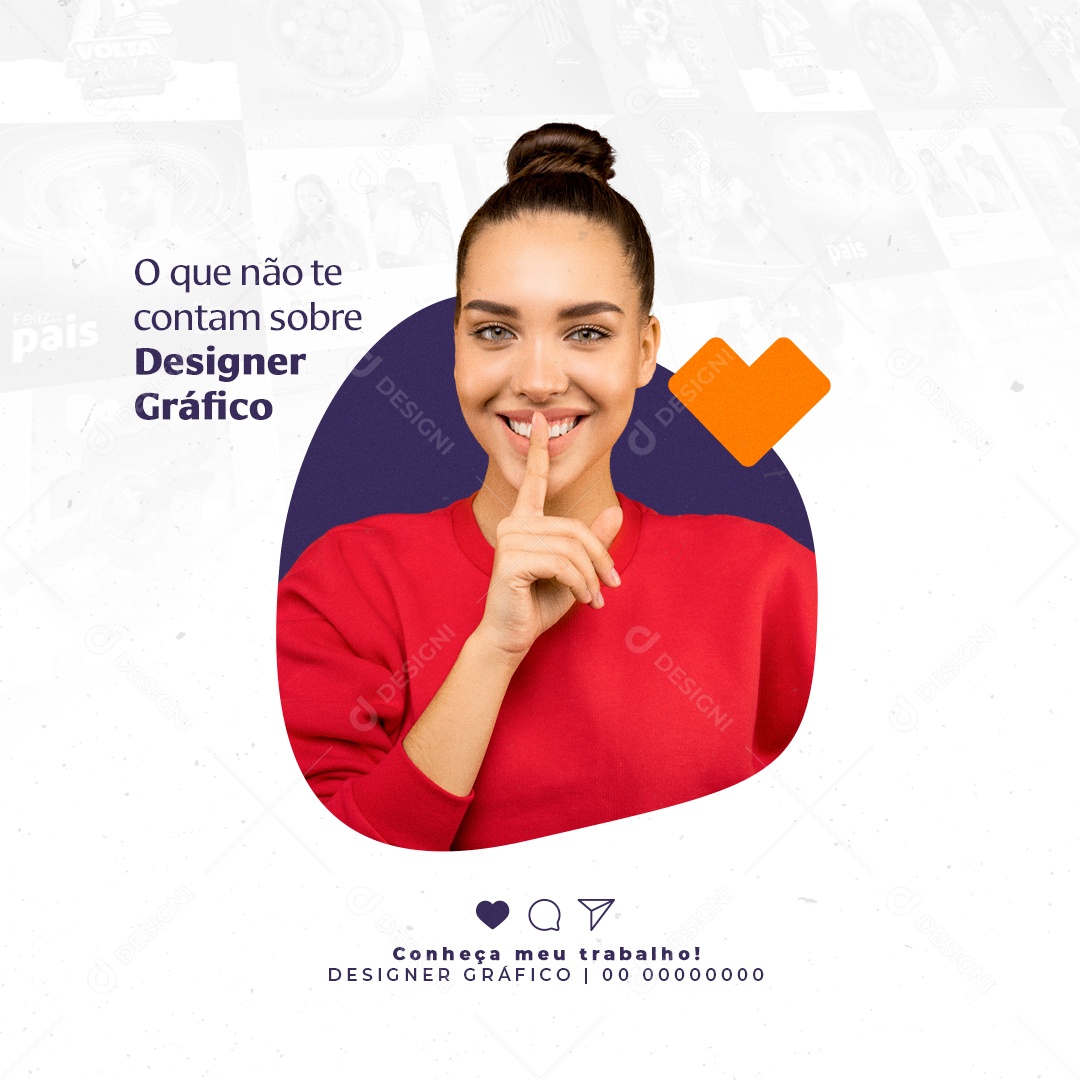 Social Media Design O que não te Contam sobre Designer Gráfico PSD Editável