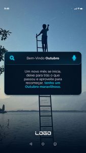 Bem Vindo Mês de Outubro Story Social Media PSD Editável