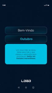 Um Novo Mês se Inicia Bem Vindo Outubro Story Social Media PSD Editável