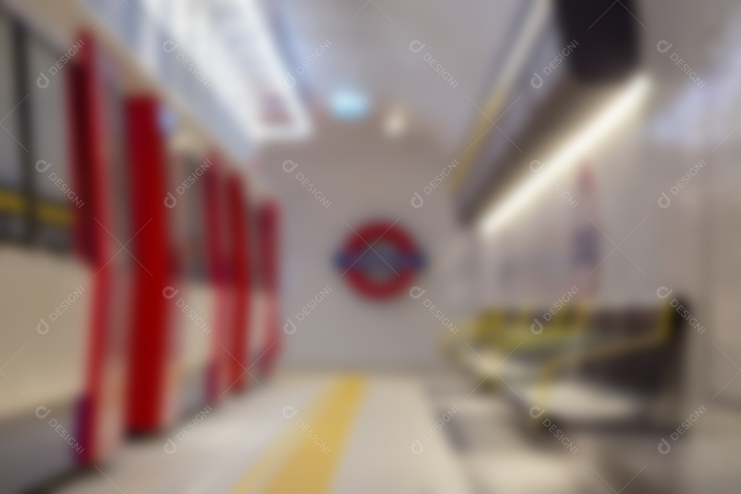 Imagens borradas em lojas de departamento após coronavírus menos lotado