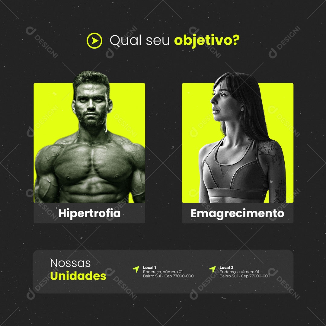 Social Media Academia Qual o seu Objetivo? PSD Editável