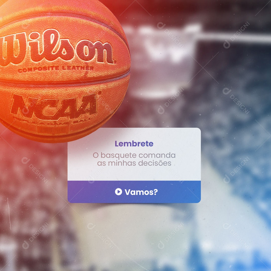 Social Media Basquete PSD Editável