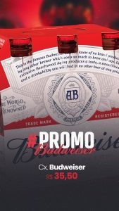 Social Media Story Bebidas Promoção Cerveja Budweiser PSD Editável