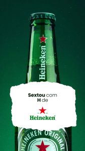 Social Media Story Sextou Bebidas Cerveja Gelada Heineken PSD Editável