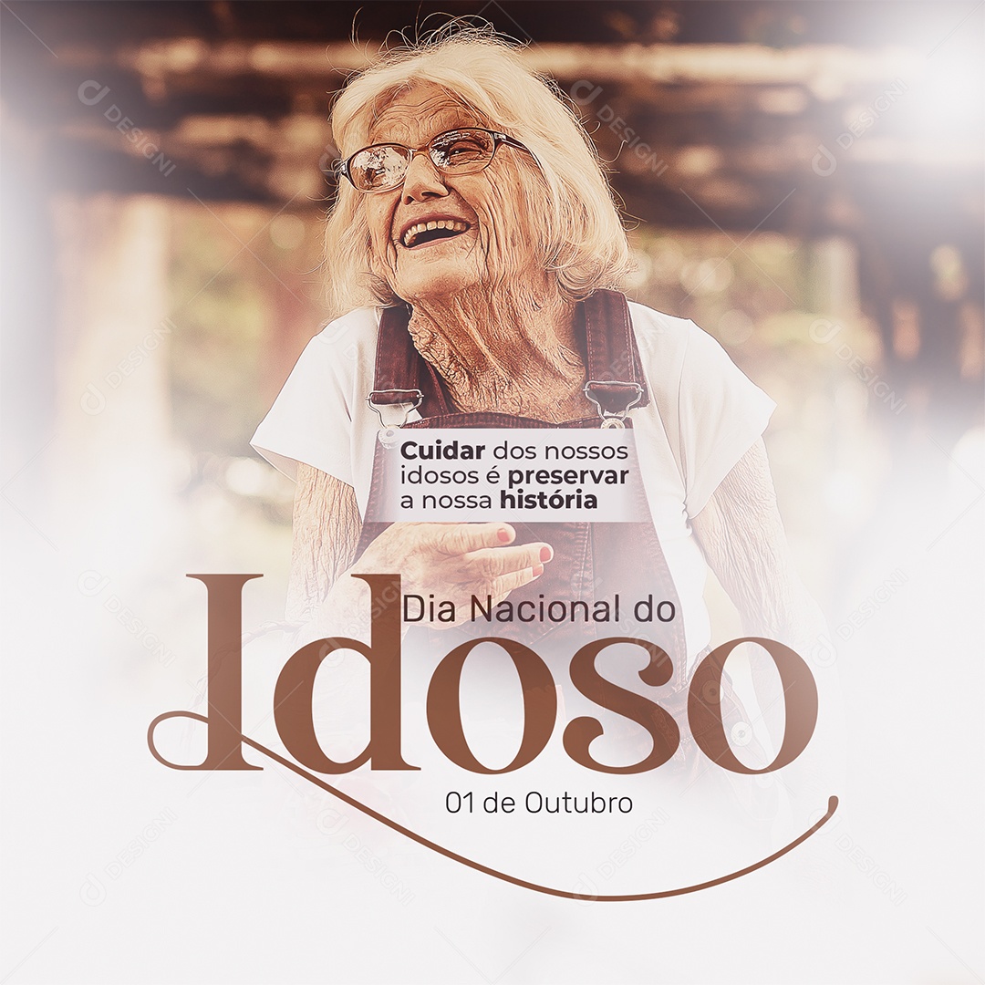 Social Media Dia do Idoso PSD Editável