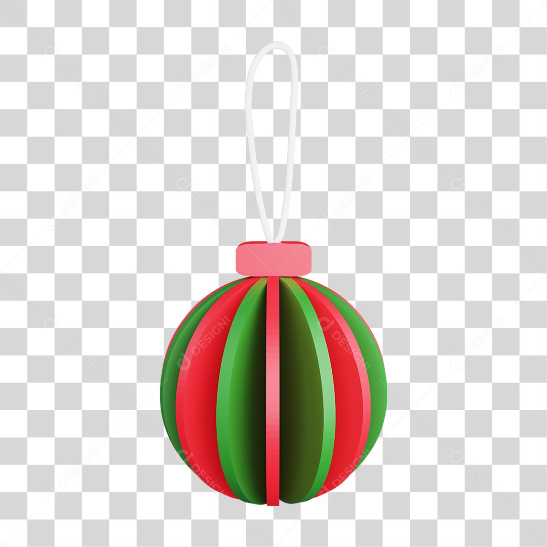Enfeite de Natal PNG Transparente