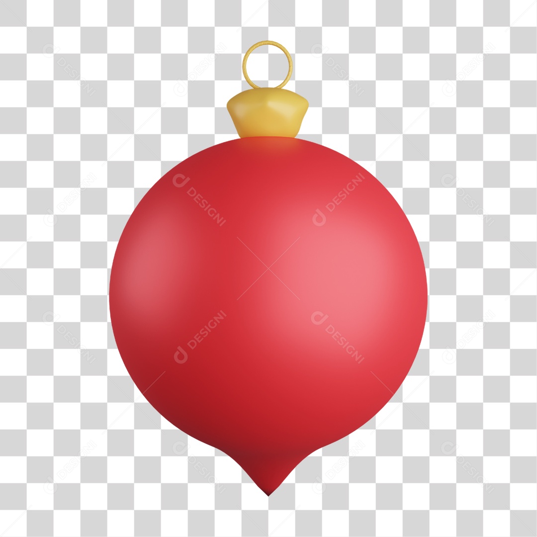 Bola de Enfeite de Natal PNG Transparente