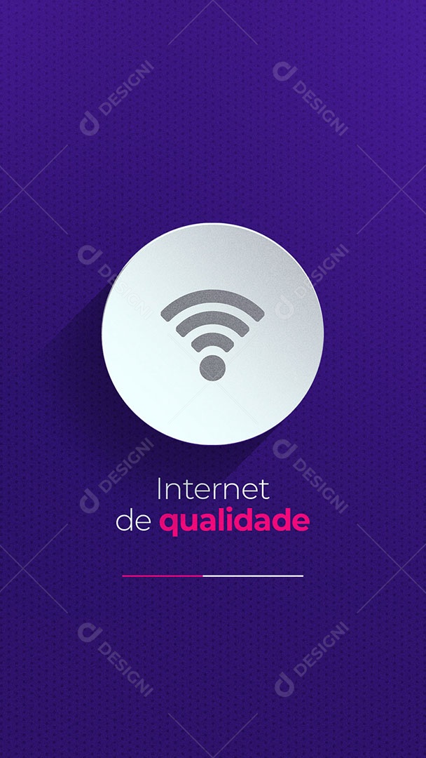 Story Internet de Qualidade Provedor Social Media PSD Editável