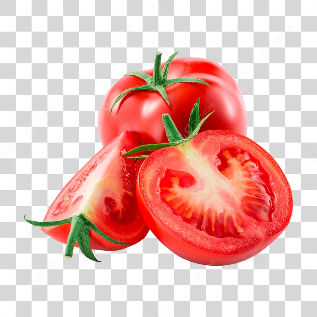 Fatia de Tomate PNG Transparente