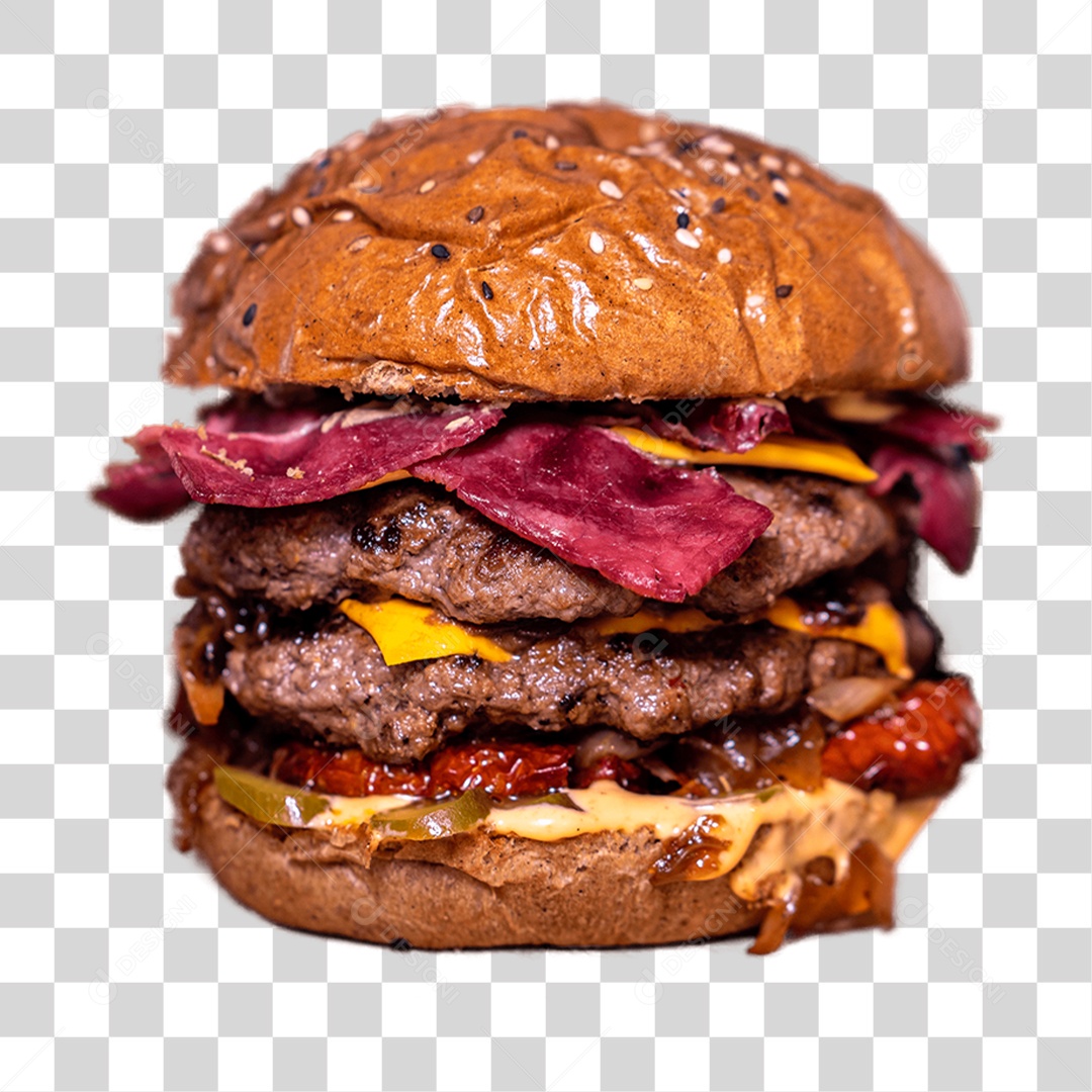 Hambúrguer PNG Transparente