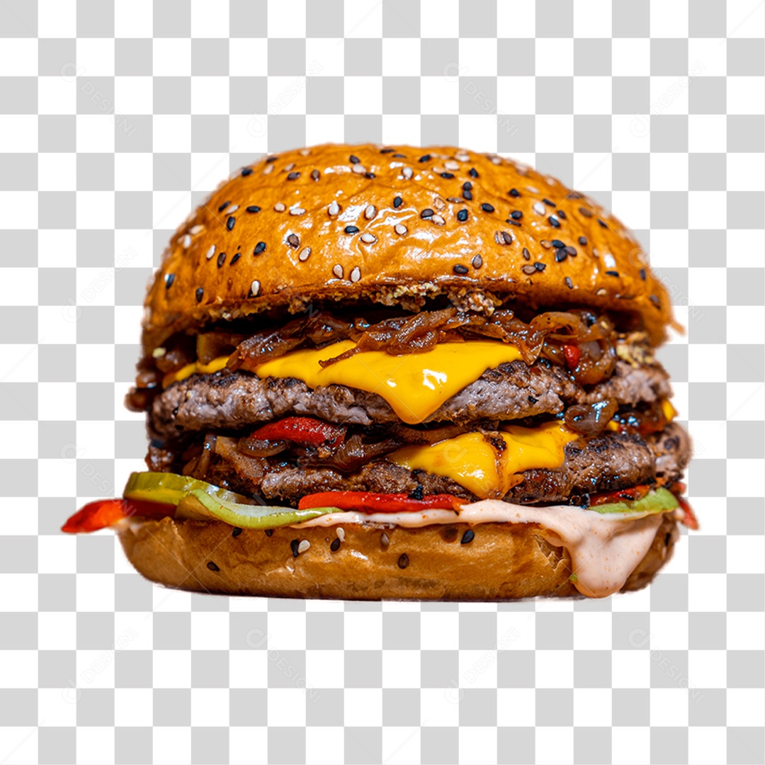 Hambúrguer PNG Transparente