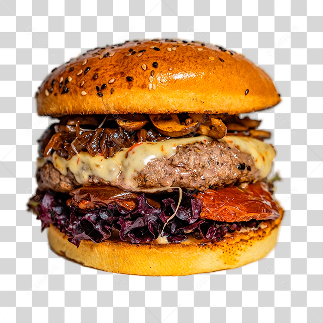 Hambúrguer PNG Transparente