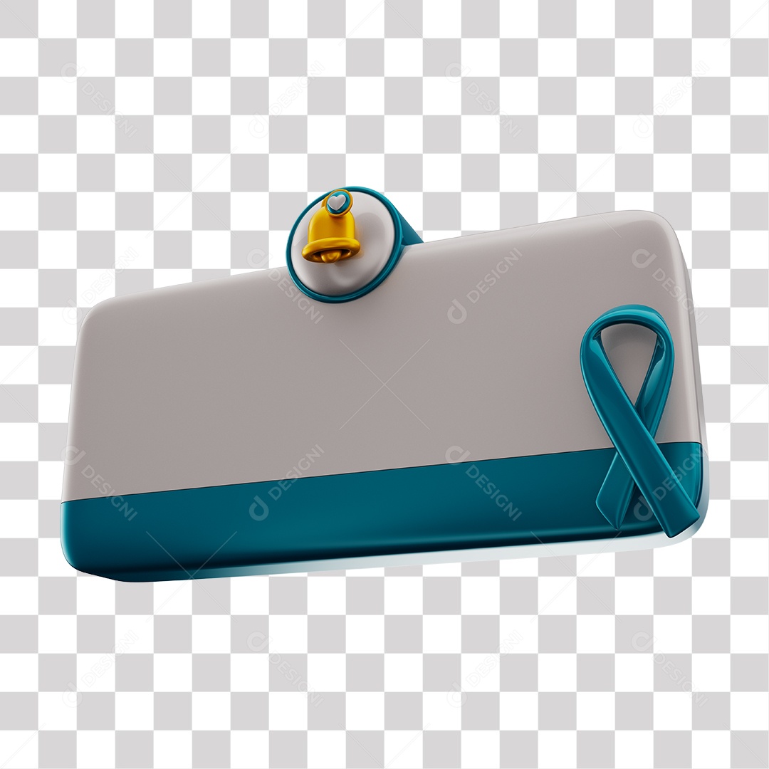 Elemento 3D Tag De Perguntas Redes Sociais Azul PNG Transparente