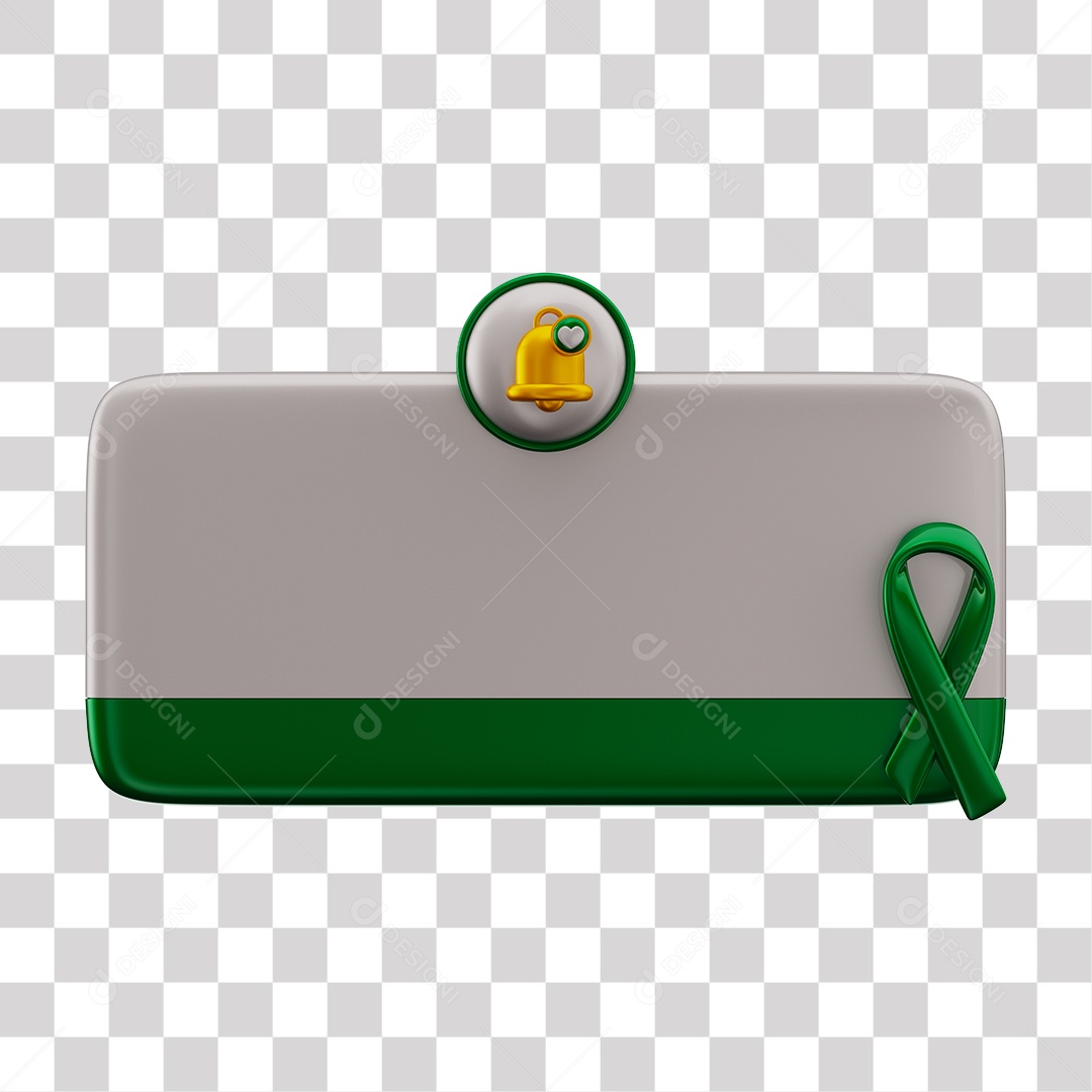 Elemento 3D Tag De Perguntas Redes Sociais Verde PNG Transparente