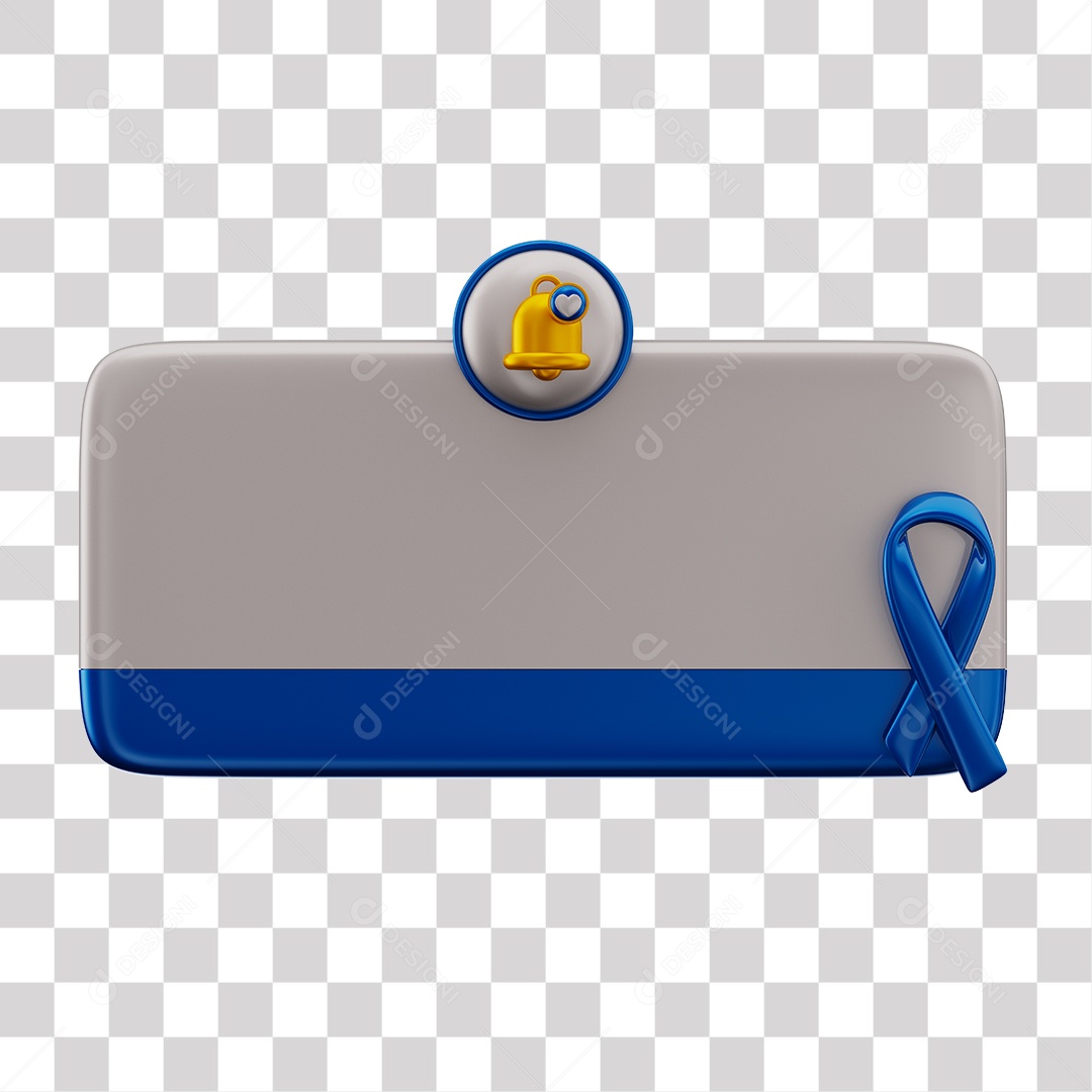 Elemento 3D Tag De Perguntas Redes Sociais Azul PNG Transparente