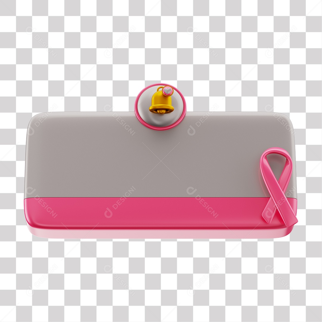 Elemento 3D Tag De Perguntas Redes Sociais Rosa PNG Transparente