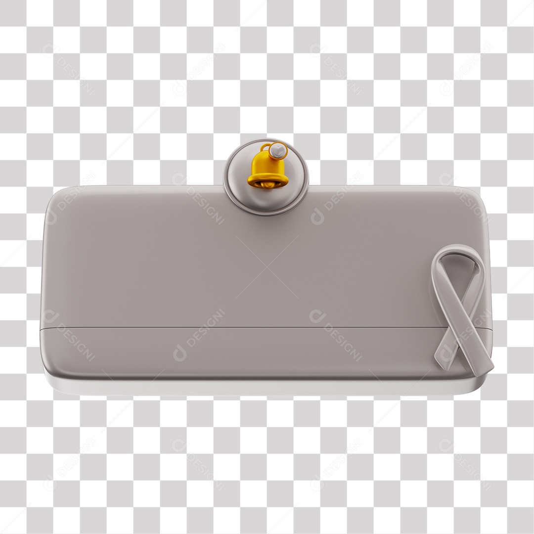 Elemento 3D Tag De Perguntas Redes Sociais Cinza PNG Transparente