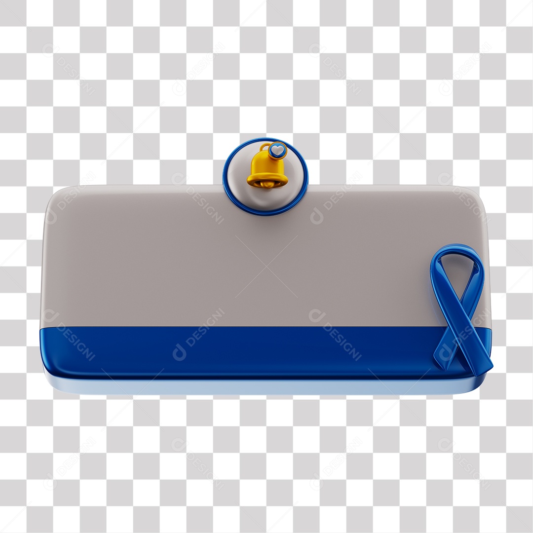 Elemento 3D Tag De Perguntas Redes Sociais Azul PNG Transparente
