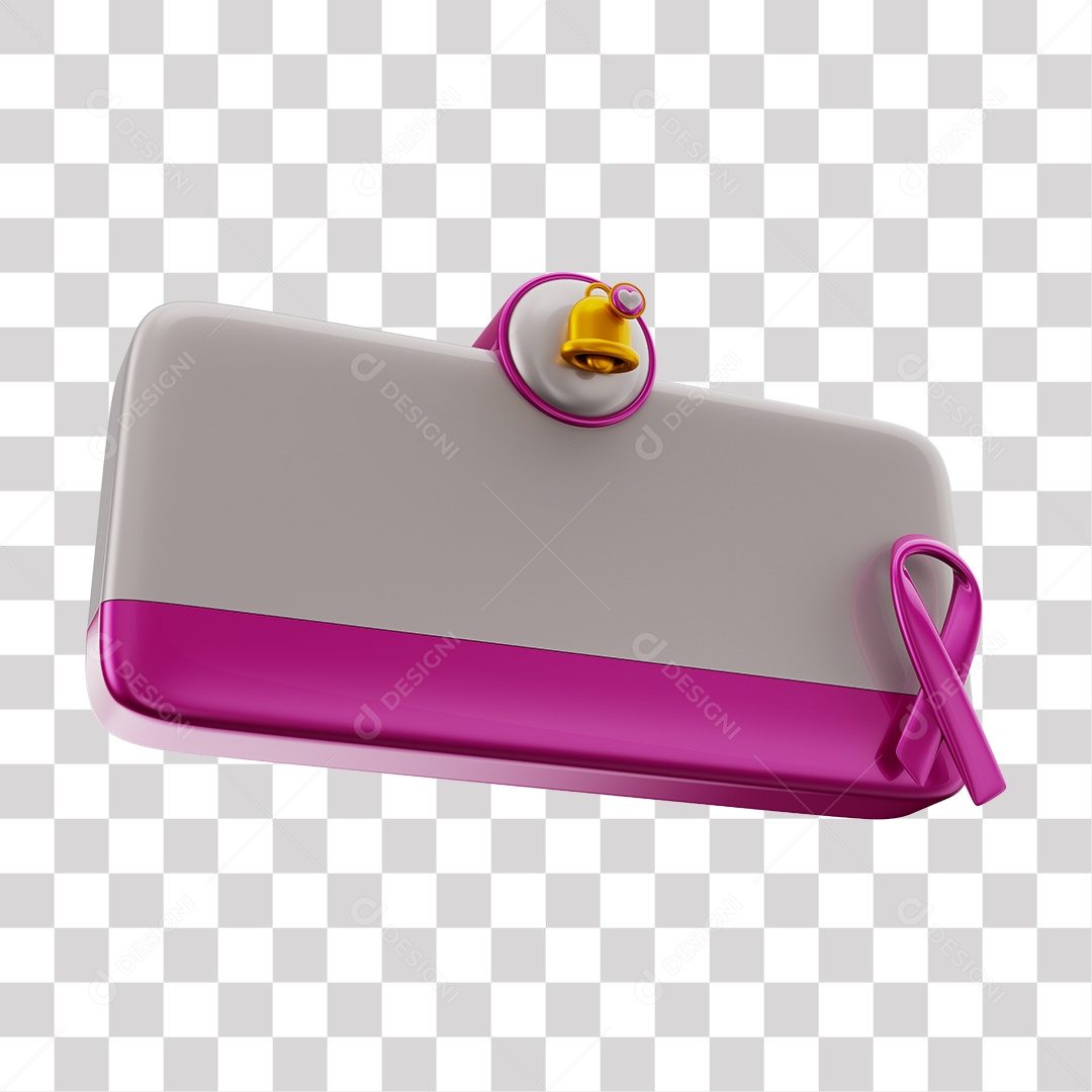 Elemento 3D Tag De Perguntas Redes Sociais Roxa PNG Transparente