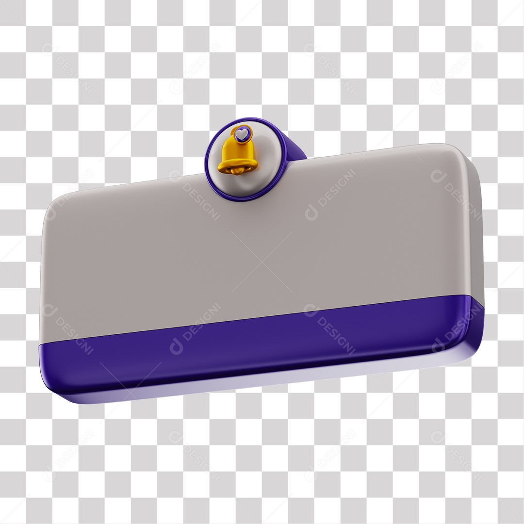 Elemento 3D Tag De Perguntas Redes Sociais Roxo PNG Transparente