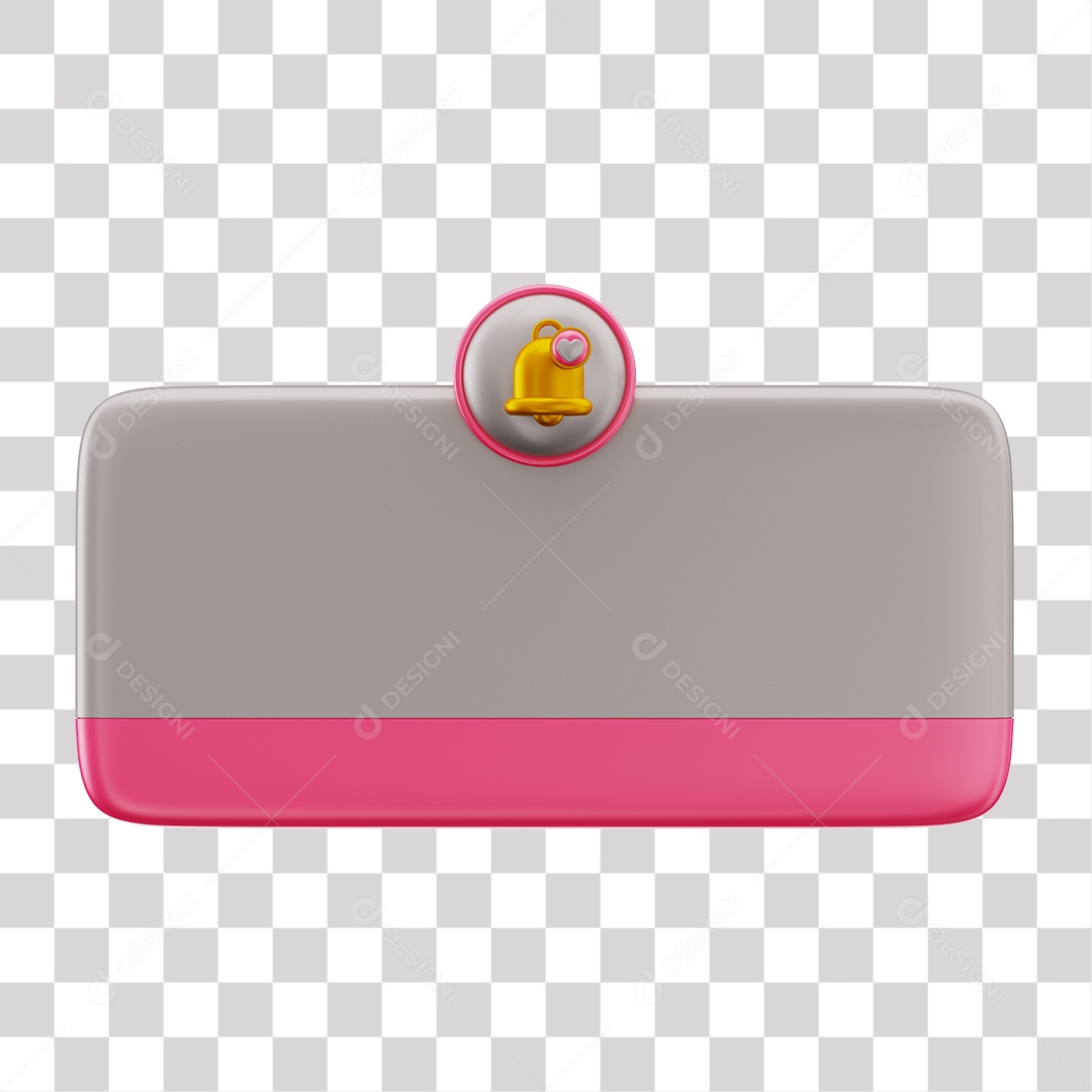 Elemento 3D Tag De Perguntas Redes Sociais Rosa PNG Transparente