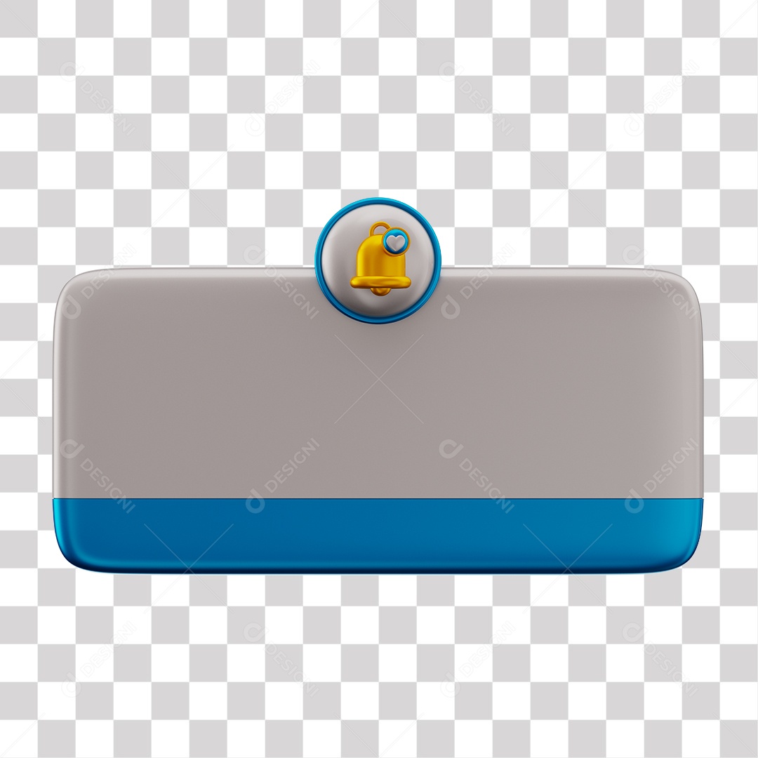 Elemento 3D Tag De Perguntas Redes Sociais Azul PNG Transparente