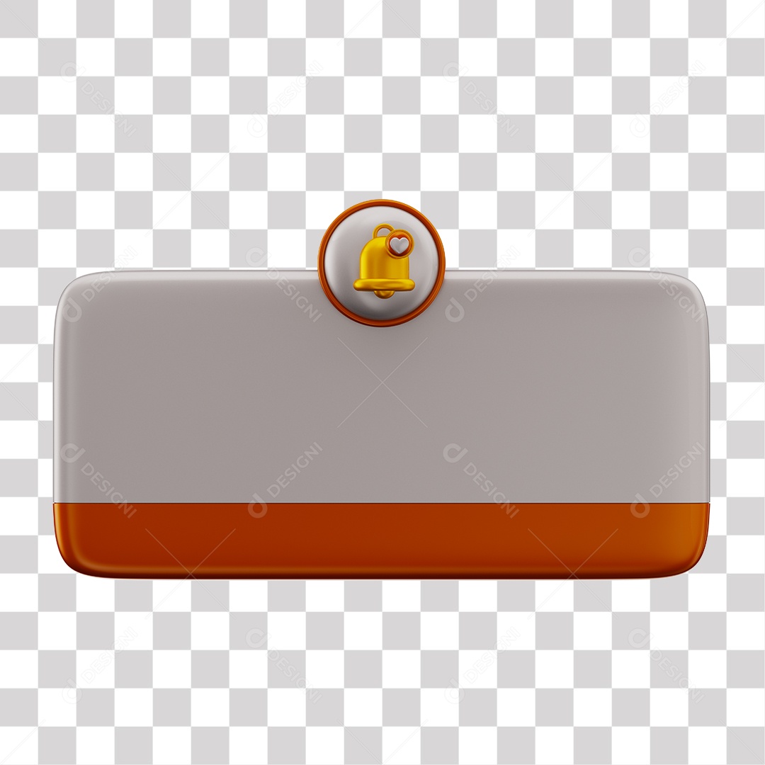 Elemento 3D Tag De Perguntas Redes Sociais Laranja PNG Transparente