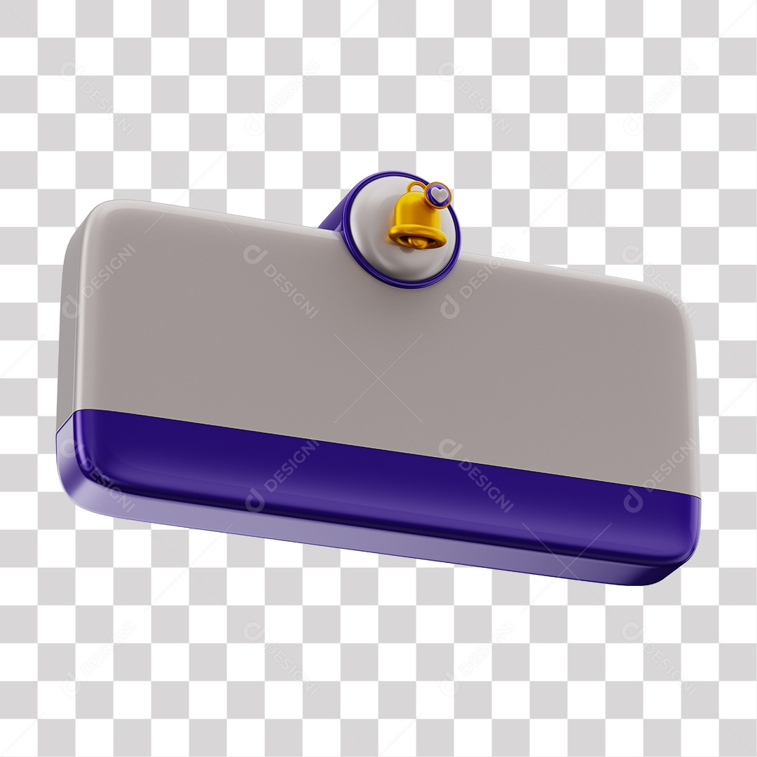 Elemento 3D Tag De Perguntas Redes Sociais Roxo PNG Transparente