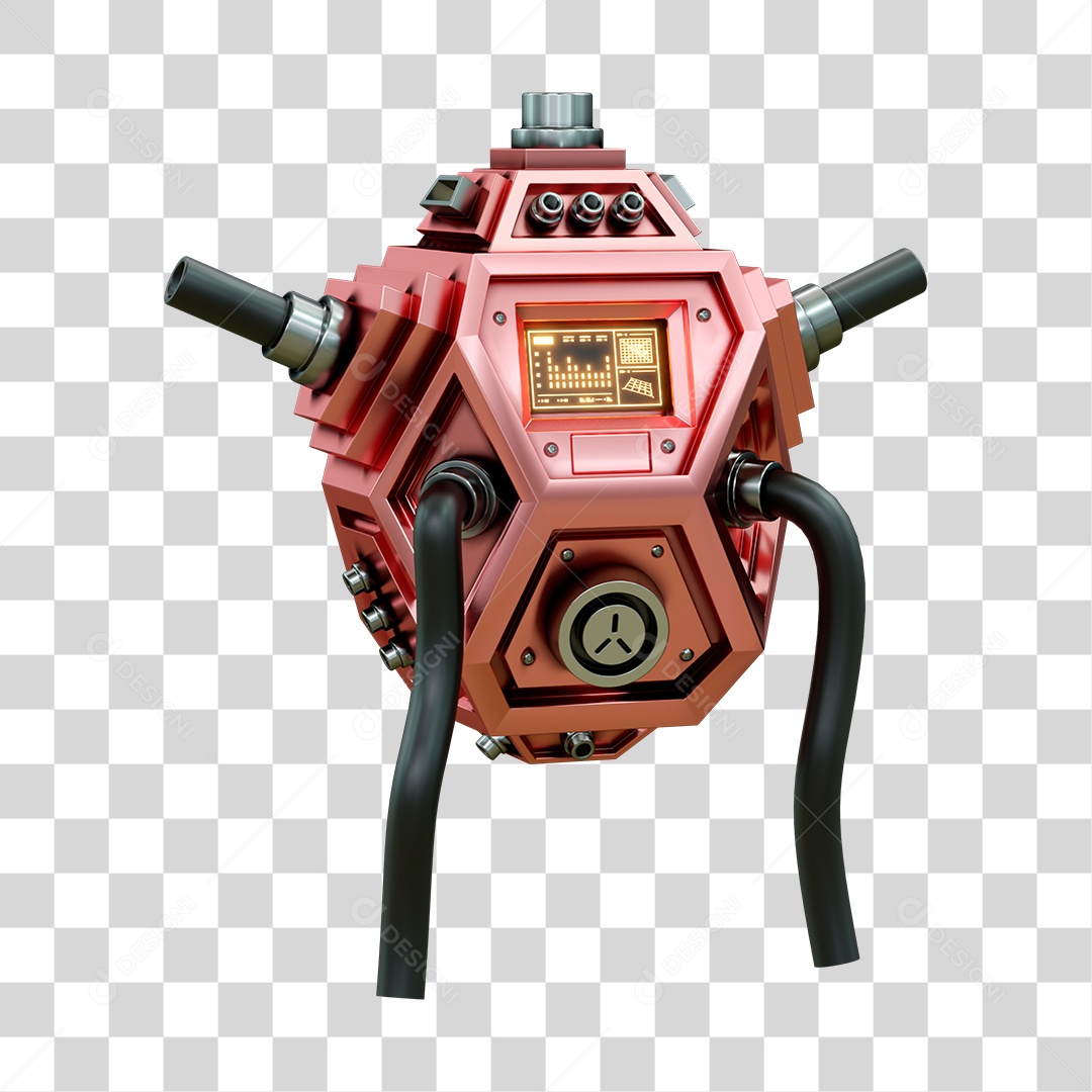 Coração Artificial PSD + PNG