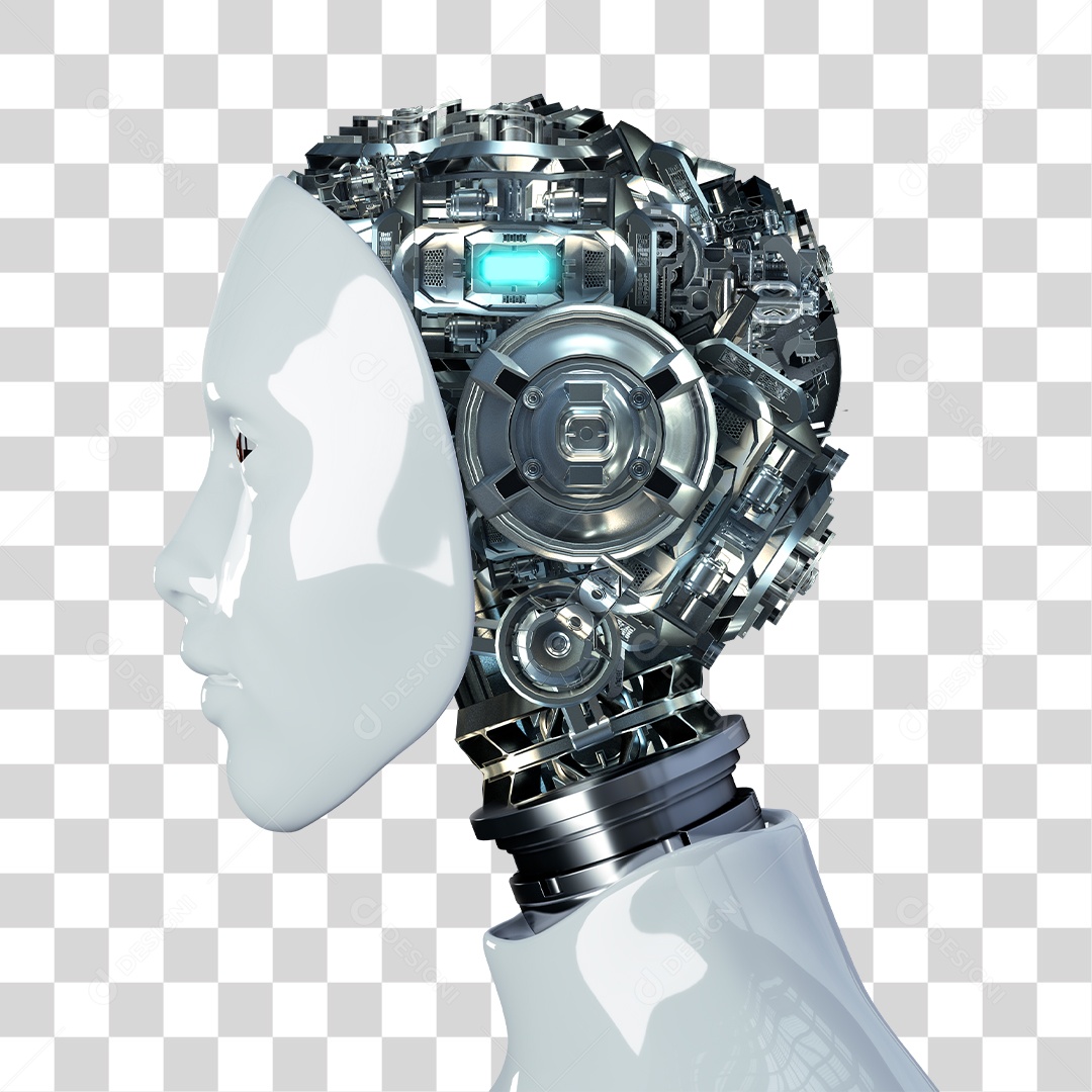Máquina Robótica Ciborgue PSD + PNG