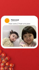 Social Media Story Pizzaria Fazer Janta ou Pedir uma Pizza? PSD Editável