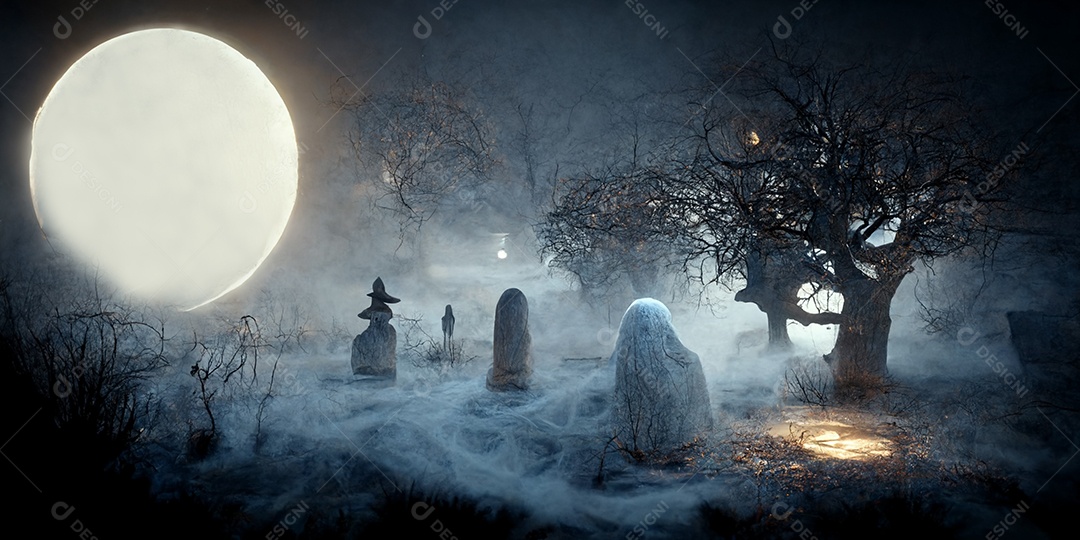 Cenário de Halloween