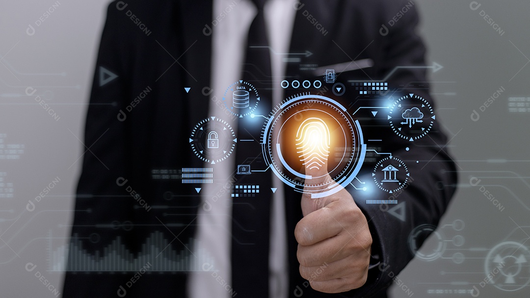 Conceito de assinatura eletrônica, pessoas de negócios assinam eletrônica