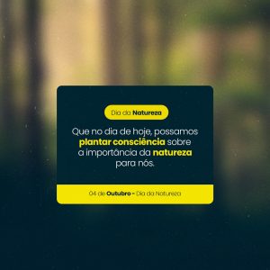 Dia da Natureza 04 de Outubro Social Media PSD Editável