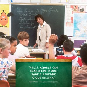 Social Media Dia Mundial dos Professores 05 de Outubro PSD Editável