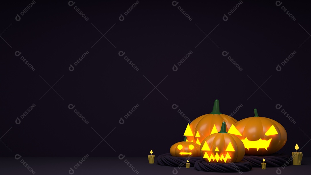 Cenário de Halloween