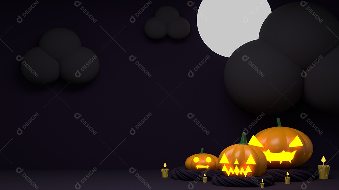 Cenário de Halloween