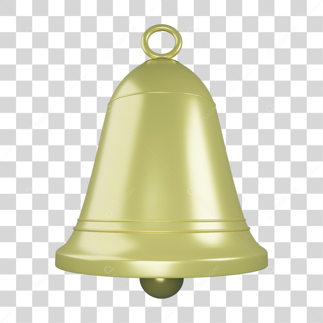 Sino Dourado PNG Transparente